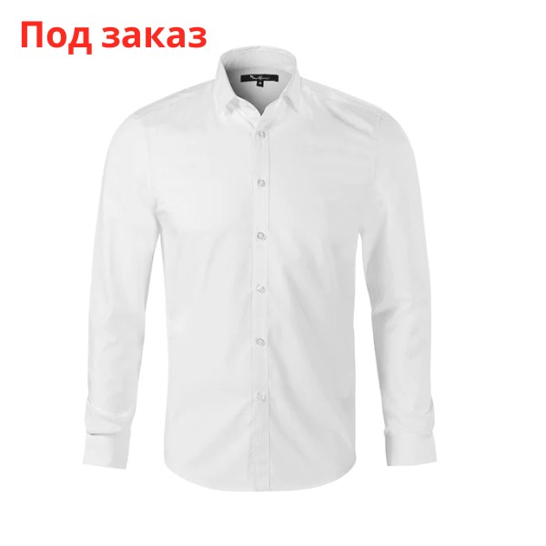 Рубашка хлопковая белая