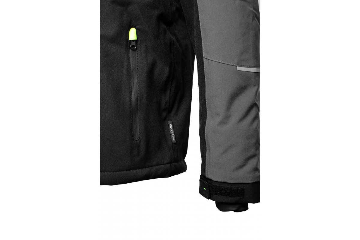 AMOS yтепленная куртка с капюшоном черная — изображение 7