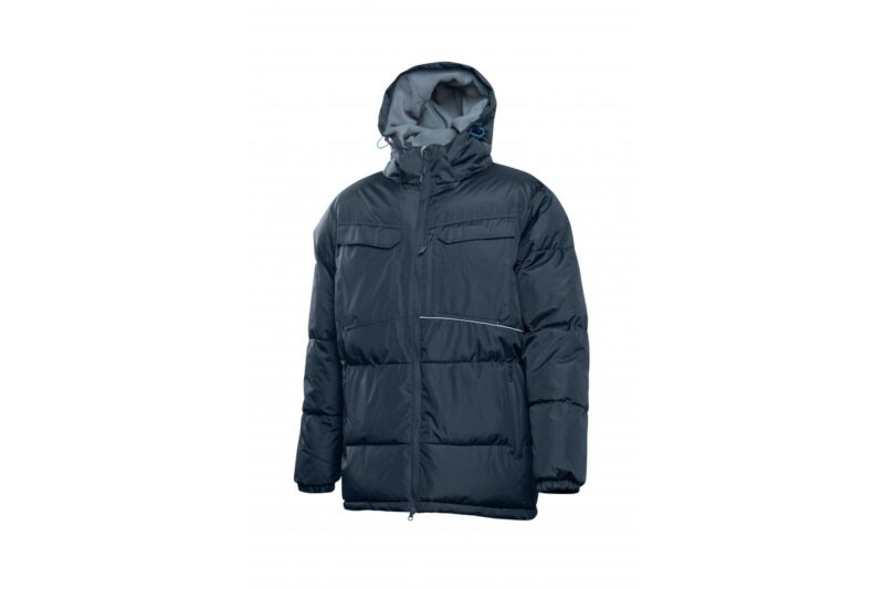 LEON утепленная куртка с капюшоном темно-синяя
